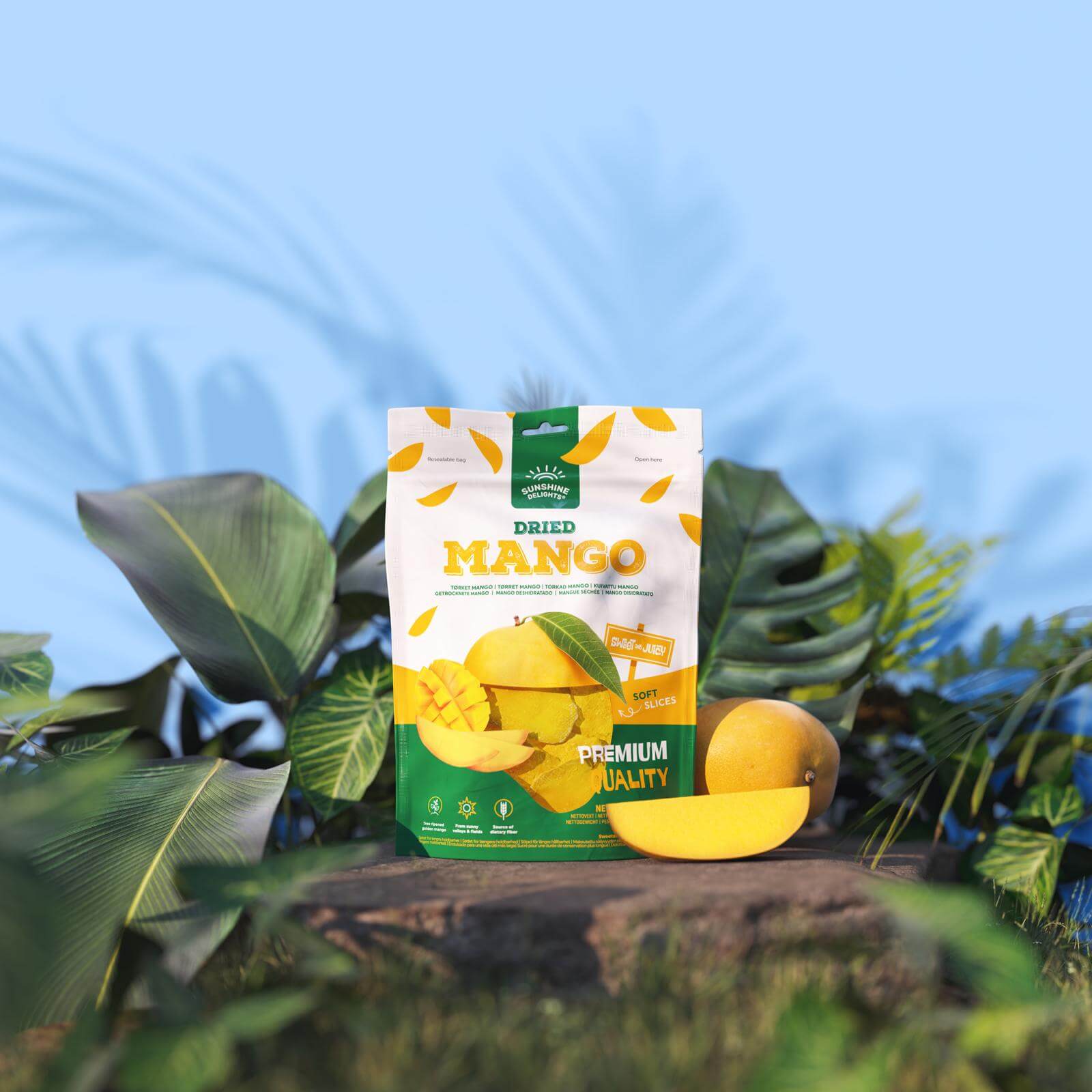 sunshine delights dried mango 200g